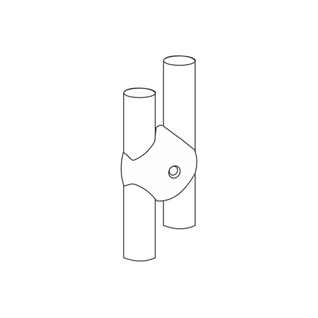 Джокер система - МУФТА ПАРАЛЛЕЛЬНАЯ "2" ХРОМ