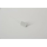 Заглушка для накладного профиля под LED ленту серая без отверстия