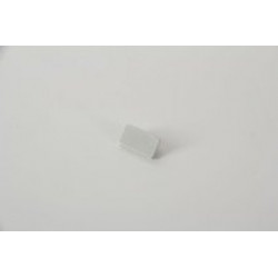 Заглушка для накладного профиля под LED ленту серая без отверстия
