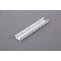 Профиль для светодиодной ленты LED алюминиевый накладной L=5950 мм белый (цена за 1 пог.м)