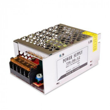 Купити Блок живлення для LED стрічки 36W 3A DC12 TR-36 OEM БЛОК ЖИВЛЕННЯ від OEM