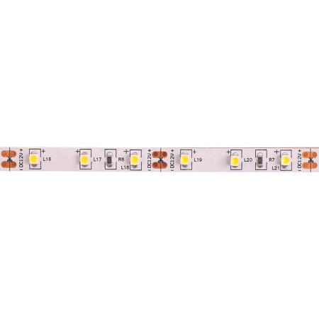 Світлодіодна стрічка для кухні 2835 SMD, 120 LEDs/м, 9.6 Вт, 12В, IP20, денне світло