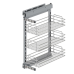 Купити Карго для кухні Starax S-2203 Blum в секцію 250 мм Кріплення праве Хром КАРГО КУХНЯ від Меблева фурнітура STARAX (Туреччина) - 1