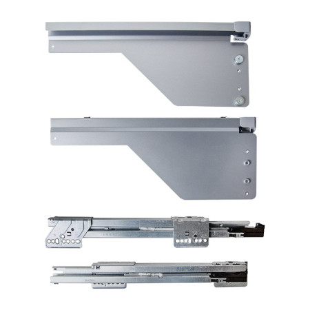 Відро для сортування сміття висувне 600мм (36+36)л з доводчиком , h=526мм, Globe VIBO (PGTM602MG)